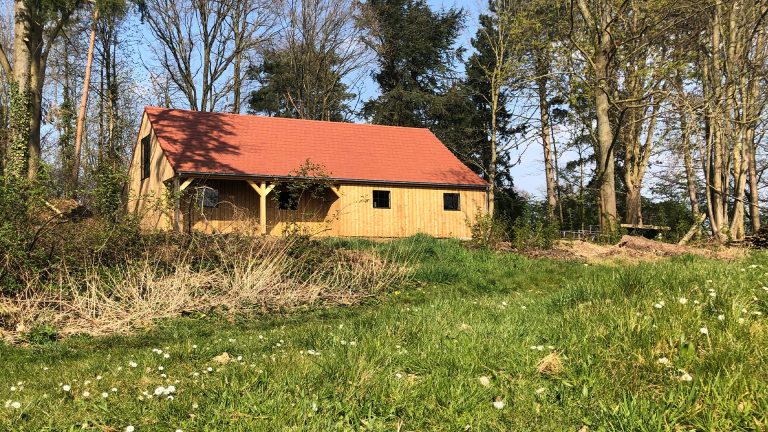 H3houtskeletbouw schuur bertem 768x432